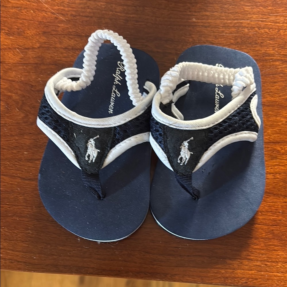 Ralph Lauren Braided Flip Flop Sandals